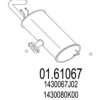 MTS 01.61067 End Silencer